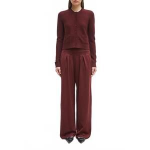 NEW MOLLI lauren fluid knit trouser in amarante